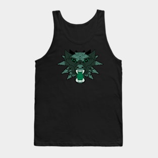 Wolf Medallion Celtic Style Knotwork Gamer Gaming RPG Tank Top